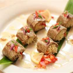 Sambal matah noodle roll